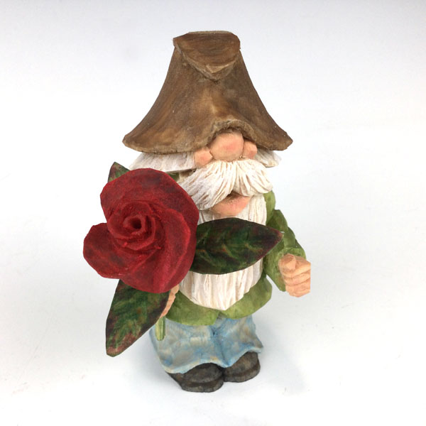 Seth the Gnome with Red Rose by Domenick Maggio - Image 2